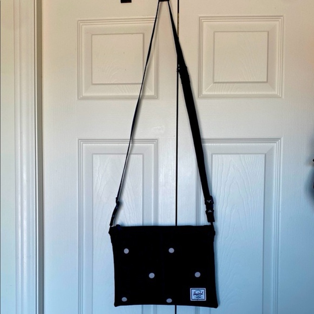 Pre owned Herschel Blue Polka Dot Crossbody Bag
